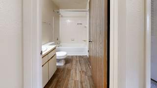 2B-Seville-Bath2planne at South Bridge Apartments, Fort Wayne, IN, 46816