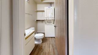 2B-Seville-Bath3plannew at South Bridge Apartments, Fort Wayne
