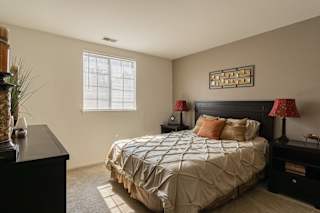 Sunflower Bedroom at Southport Apartments, Michigan, 48111