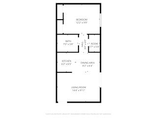 A black and white image of a floor plan for a home.