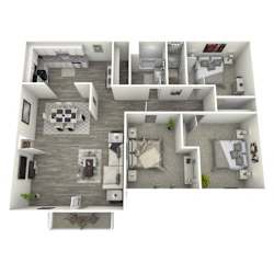 3Bed 2Bath at Crest at East Cobb Apartments, Marietta