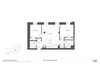 Floor Plan 2 Bedroom