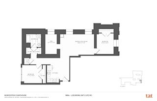 Floor Plan 2 Bedroom Live/Work