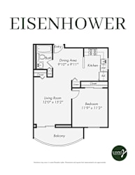 Floor Plan One Bedroom Apartment
