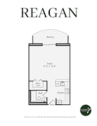 Floor Plan Studio Apartment