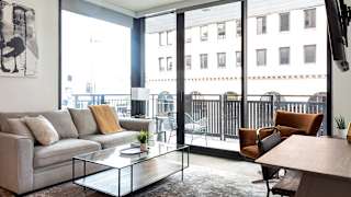 Spacious Living Room at Rendezvous Urban Flats, Tucson, Arizona