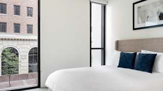 Contemporary Bedroom at Rendezvous Urban Flats, Tucson, AZ