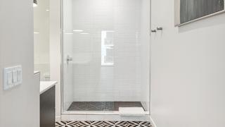 White Bathroom at Rendezvous Urban Flats, Tucson, AZ, 85701