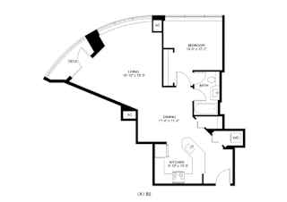 Floor Plan 1x1 B5