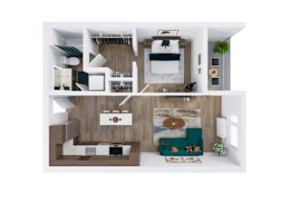 C Floorplan at Kinline, Beaverton, OR, 97003