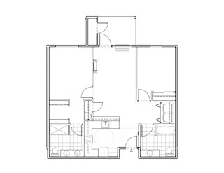 The Elwood Apartments Aspen Two Bedroom Two Bathroom Floor Plan