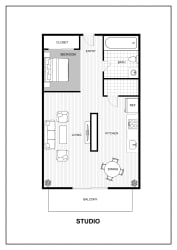 Luxe at Meridian B Floor Plan