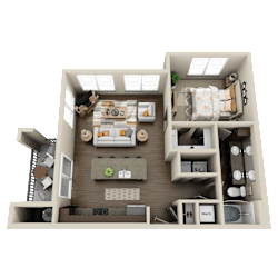 A4 Floor Plan at Arden Woods Apartments, Texas, 77389