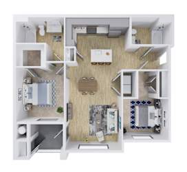 Ascend at Gateway Apartments in Denver, Colorado B1 Floor Plan