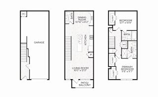 Aura Apache New Apartments in Tempe, Arizona TB1 Floor Plan