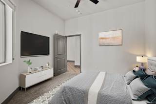 Aura Apache New Apartments in Tempe, Arizona Model Bedroom