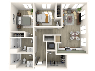 Strata B1 3D Floor Plan