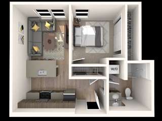 BEAM Apartments B 10.1 Floor Plan
