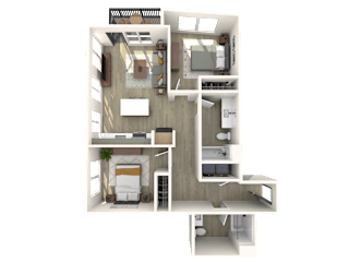 Strata B4 3D Floor Plan