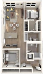 Floor Plan 2x2