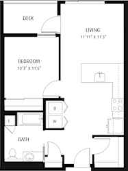 Artix Apartments C5A 2D Floor Plan