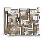 Floor Plan Two Bed Two Bath U