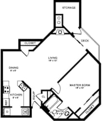 Cascadia Pointe Apartments in Everett, Washington Palouse Floor Plan