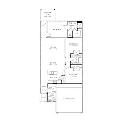 Caso Santa Rita Ranch Apartments Discovery Floorplan