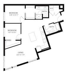 Vela Apartments E5 Floor Plan