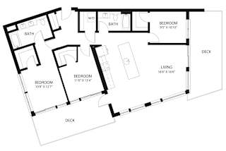 Vela Apartments F2 Floor Plan