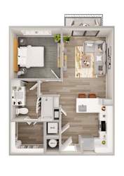 Lenox Bayside A2 Floor Plan