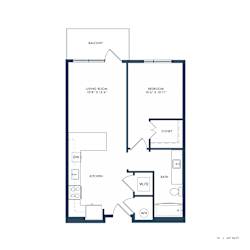Jovie Lakeway Apartments in Lakeway, Texas Studio Floor Plan