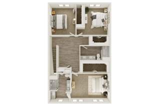 Lenox Katy Crossing THC1 Upper Floor Plan
