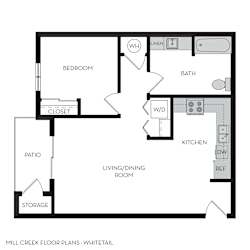 Whitetail Floor Plan at Mill Creek, Walla Walla, WA