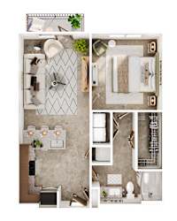 A series of images showing a top-down view of a bathroom layout.
