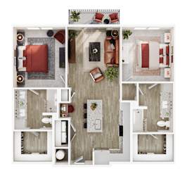 A series of images showing different room layouts with a focus on seating arrangements and furniture.
