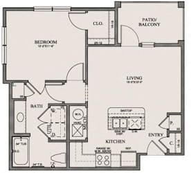 North Gate Apartments Bakken Floor Plan