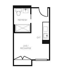 Electric Lofts Studio J Floor Plan