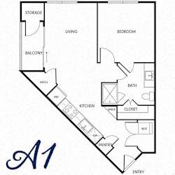 a floor plan of a two story house with an a and an l shaped floor