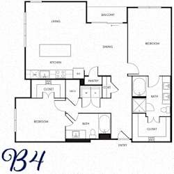 a blueprint of a floor plan of a house