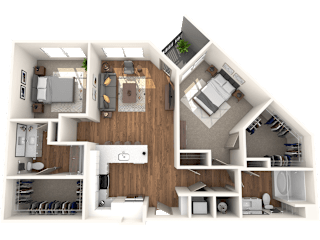 Alton Optimist Park 3D Floor Plan Peddler