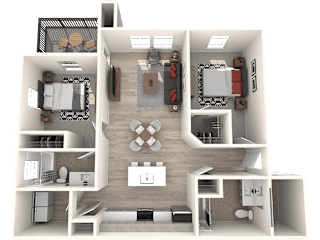 RedPoint Apartments Two Bedroom