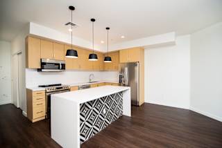 Sleek Kitchen at Rendezvous Urban Flats, Tucson, AZ