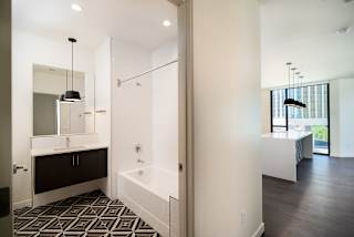 Spacious Bathroom at Rendezvous Urban Flats, Tucson, AZ, 85701