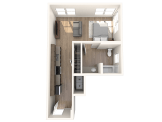 BEAM Apartments S11 1 Floor Plan