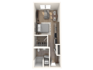 BEAM Apartments S7 1 Floor Plan