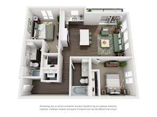 Floor Plan 2x2 MFTE