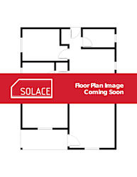 A floor plan image with a red banner across it that says "SOLACE" and "Floor Plan Image Coming Soon".