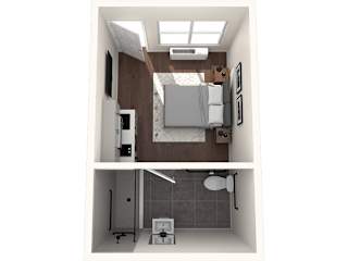 The Alegre Studio C Floor Plan
