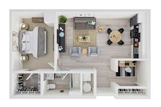 The Annex Bozeman 1x1 C Floorplan